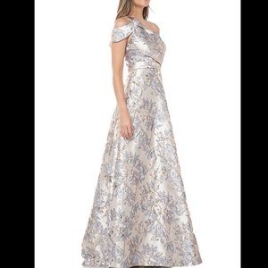 Carmen Marc Valvo One Shoulder Gown